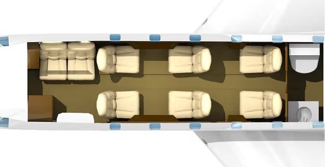 lear-45xr-jet interior seats