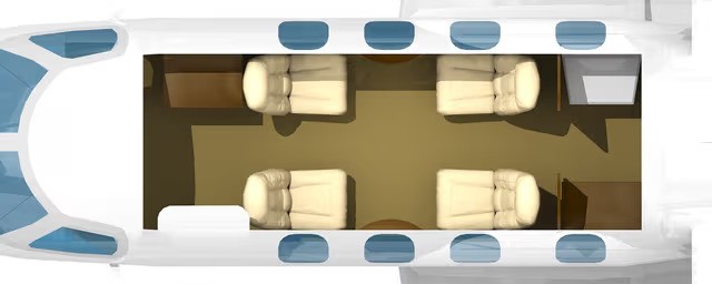 Honda jet total seats