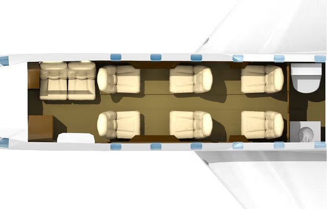 King Air 350 Interior Seats